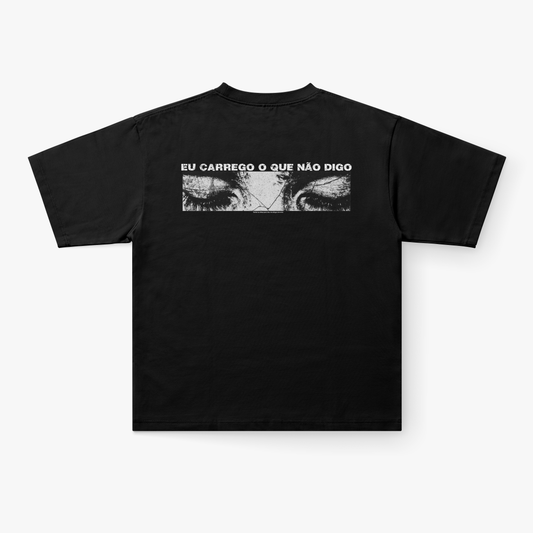 O SILÊNCIO PEGA PESO- Oversized